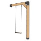 Anbauschaukel - Einzel - 120x120mm - ROBUST