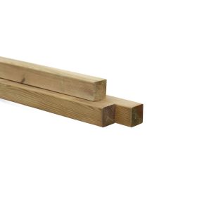 Kiefernholz imprägniert - 70x70 mm